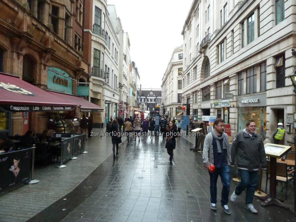 Nebenstraße der Oxford Street, © Seywald (29.01.2013) 
