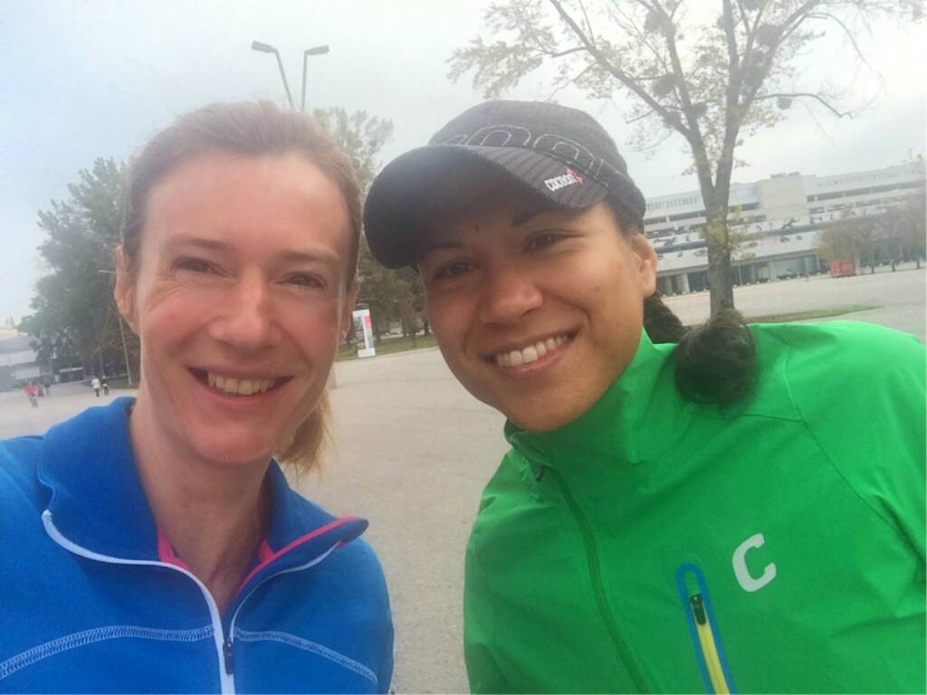 Annabelle Mary Konczer beim LCC Herbstmarathon, © mit Genehmigung der jeweiligen Selfiesierenden (19.10.2014) 