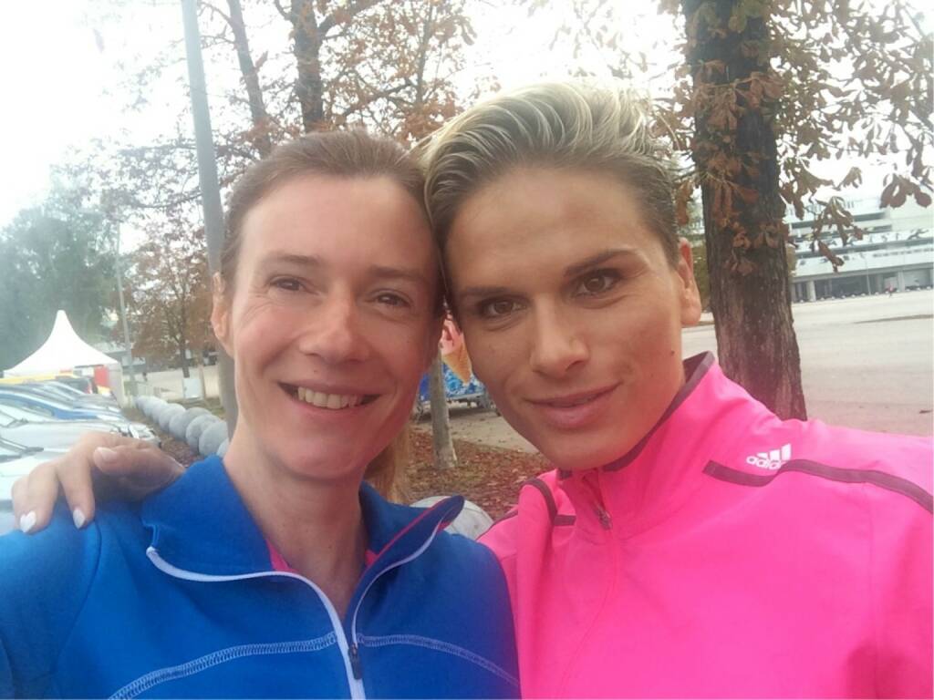 Elisabeth Niedereder (Tristyle) beim LCC Herbstmarathon, © mit Genehmigung der jeweiligen Selfiesierenden (19.10.2014) 