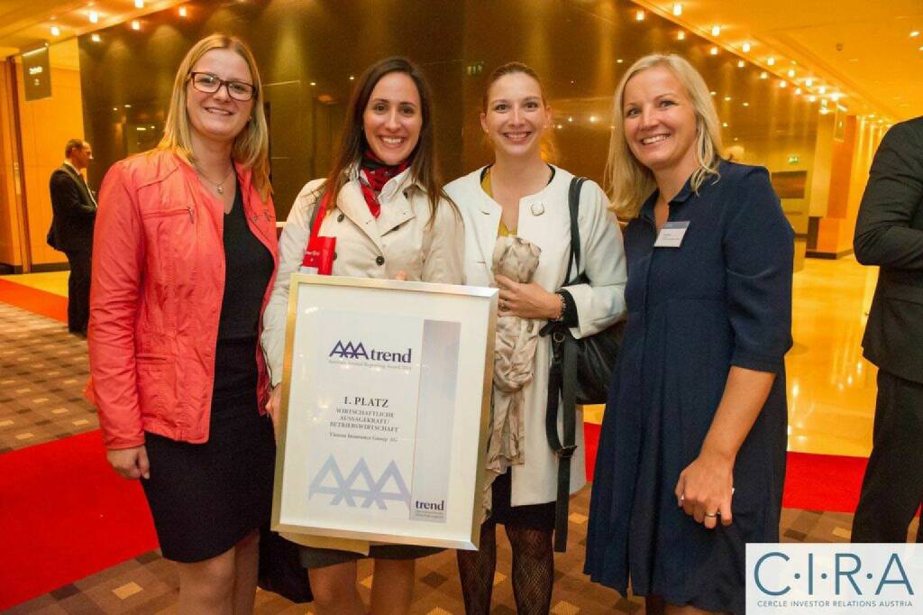 Sabine Stiller, Sylvia Marchherndl, Claudia Hartl (VIG), Elis Karner (C.I.R.A.), © C.I.R.A. (21.10.2014) 