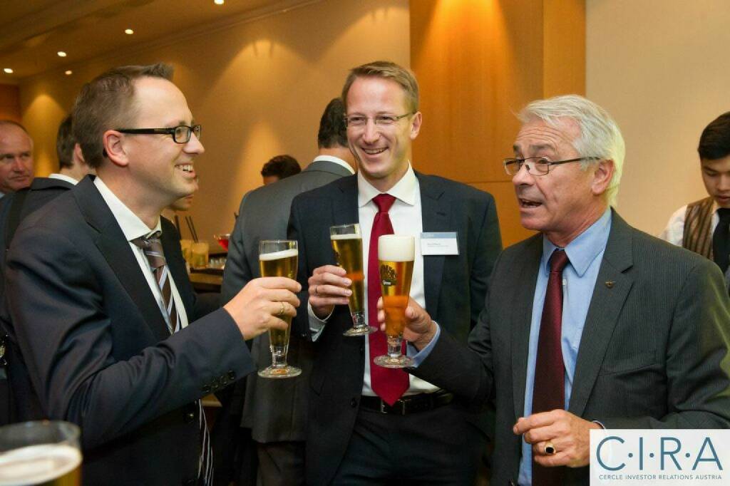 Prost Post: Stefan Maxian, Bernd Maurer (RCB), Georg Pölzl (Post), © C.I.R.A. (21.10.2014) 