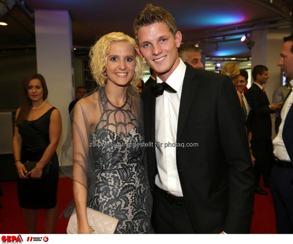 Thomas Morgenstern mit Freundin, Lotterien Gala Nacht des Sports, Photo: Gepa pictures/ Walter Luger, ©  Gepa pictures/ Michael Riedler (31.10.2014) 