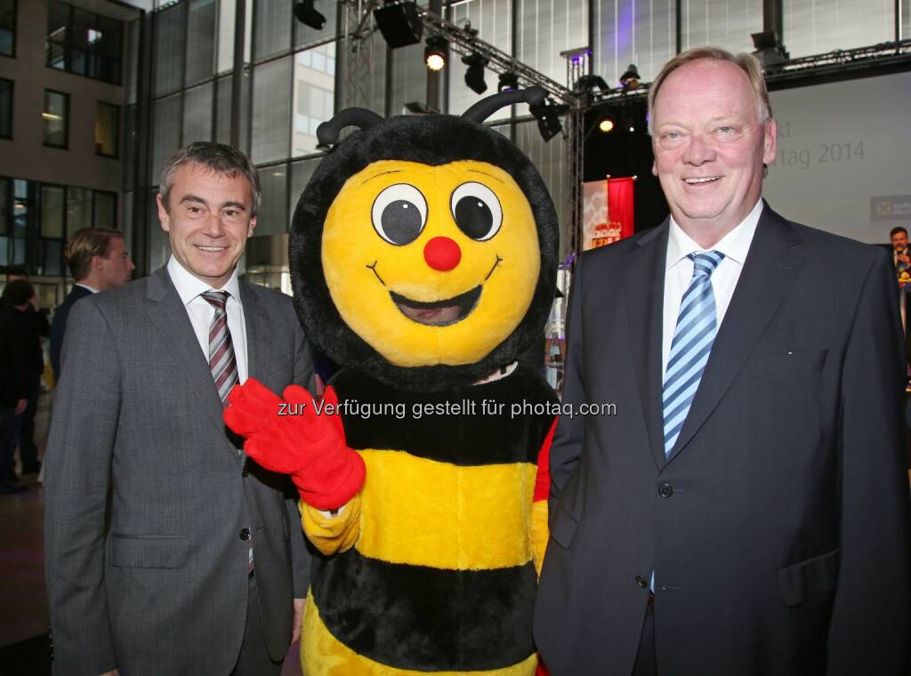 Heinrich Schaller (Generaldirektor RLB OÖ), Gerhard Falch (Ex-AMAG-Generaldirektor) (Bild: RLB OÖ/Strobl) (01.11.2014) 