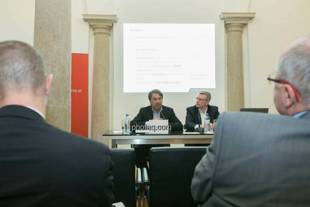 Stefan Pierer, Cross Industries AG, Friedrich Roithner, Cross Industries AG, © photaq/Martina Draper (06.11.2014) 