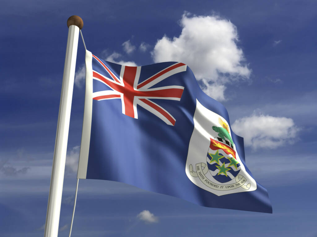 Cayman Islands Fahne, Flagge, http://www.shutterstock.com/de/pic-144084667/stock-photo-cayman-islands-flag-with-clipping-path.html, © (www.shutterstock.com) (12.11.2014) 