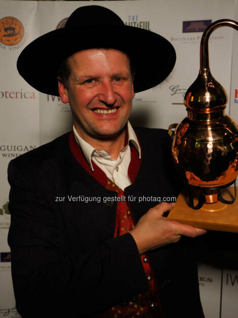 Georg Hiebl, der Gewinner der Boutique Distiller of the Year Trophy, © Aussendung (13.11.2014) 