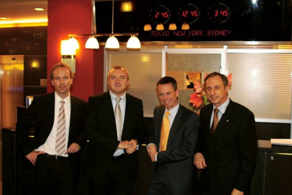 Veranstalter: Christian Drastil, Martin Bredl (Telekom), Harald Himmer, Toni Schutti (17.11.2014) 