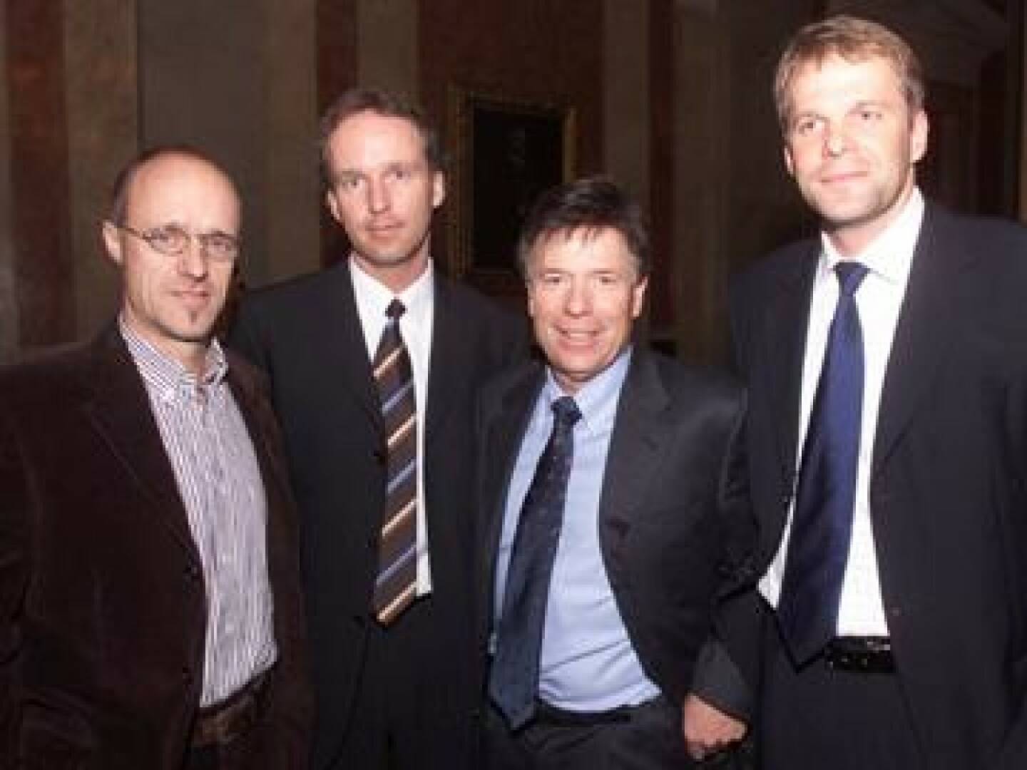 Toni Innauer, Award-Initiator Christian Drastil, Peter Schröcksnadel, Norbert Teufelberger