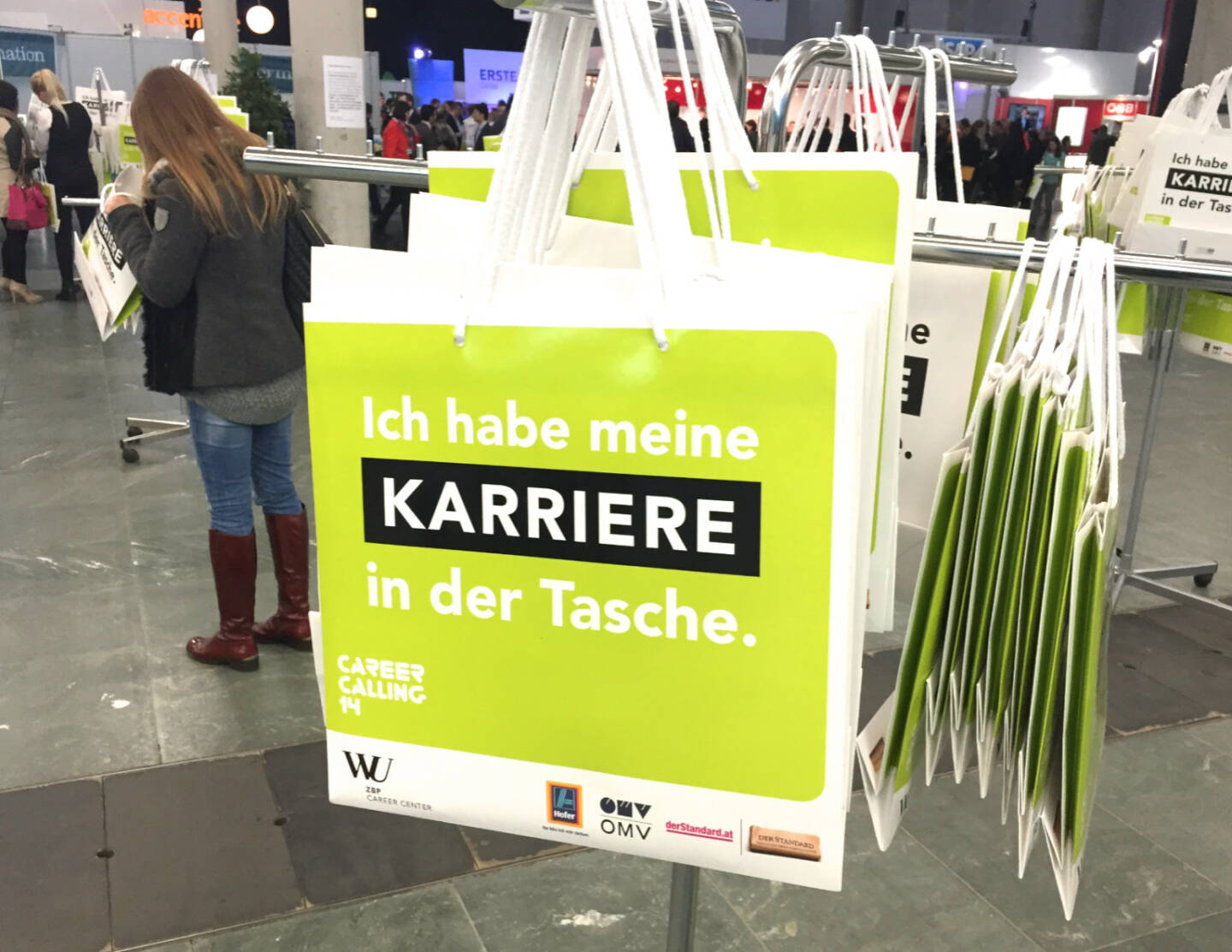 Ich habe meine Karriere in der Tasche