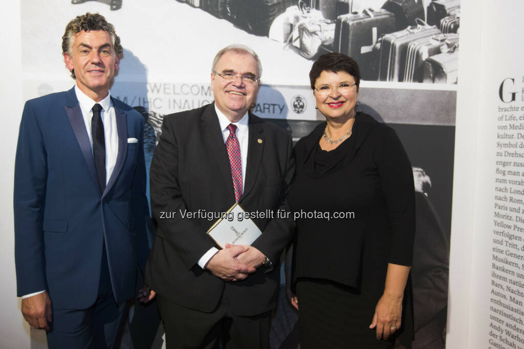 Eigentümer Michael Tojner, Justizminister Wolfgang Brandstetter, Vizebürgermeisterin Renate Brauner (Bild: Hammerschmid/WertInvest) (20.11.2014) 