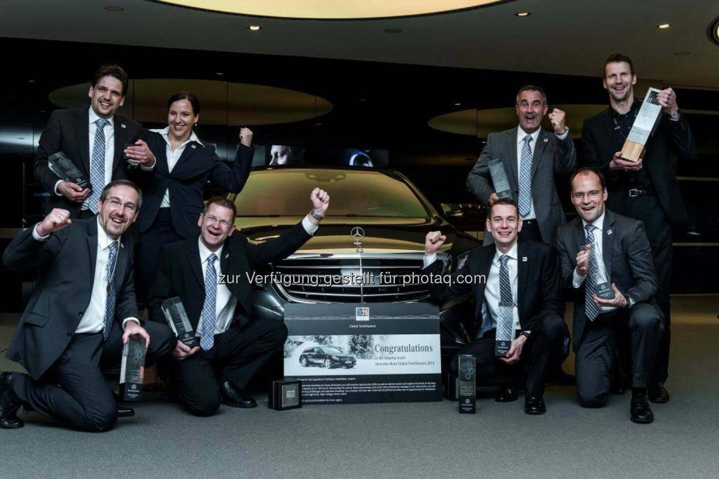 Internationaler Wettbewerb für Mercedes-Benz Servicemitarbeiter: Team Deutschland – Gesamtsieger 2014 