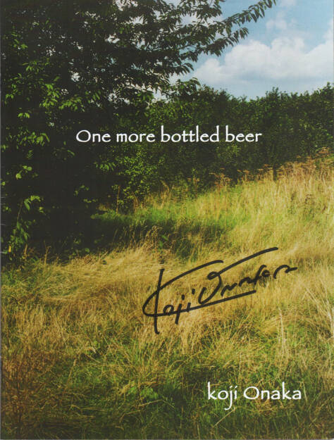 Koji Onaka - One More Bottled Beer, Self published 2014, Cover - http://josefchladek.com/book/koji_onaka_-_one_more_bottled_beer, © (c) josefchladek.com (27.11.2014) 