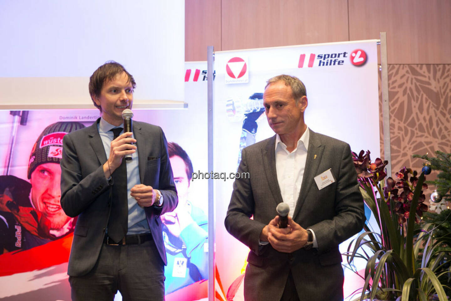 Werner Starz (Director Marketing & Channel Development Eurosport), Toni Schutti (Österreichische Sporthilfe)