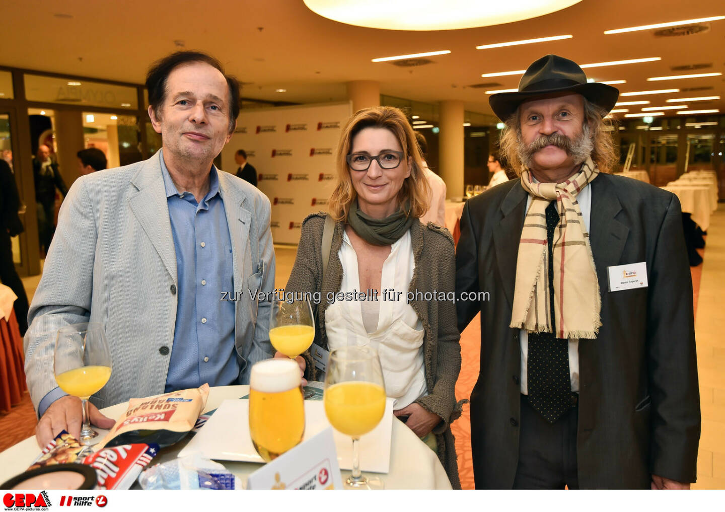 Roland Herzog, Sabine Schmoelzer und Martin Toporek. (Photo: GEPA pictures/ Martin Hoermandinger)