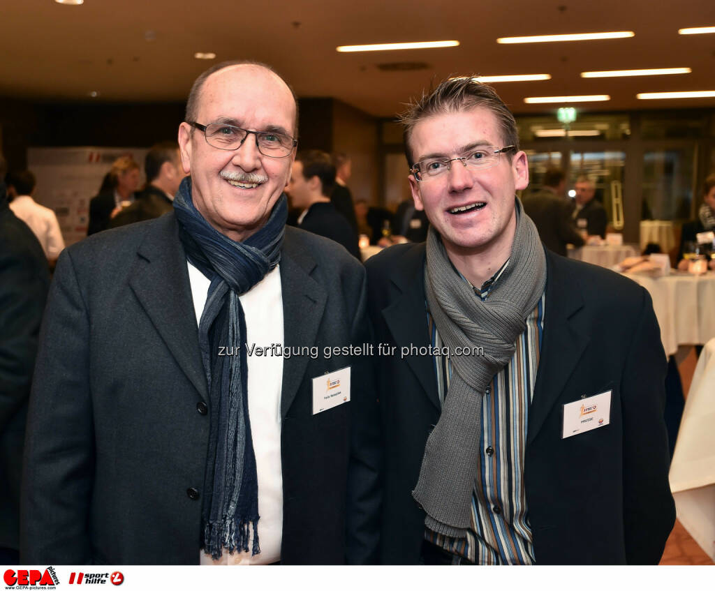 Felix Netopilek und Gernot Hohenwarter. (Photo: GEPA pictures/ Martin Hoermandinger) (02.12.2014) 