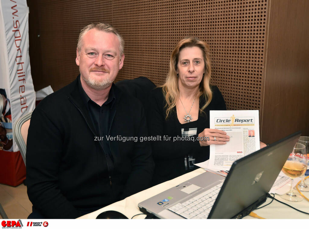 Michael Dachauer und Erika Hofer. (Photo: GEPA pictures/ Martin Hoermandinger) (02.12.2014) 