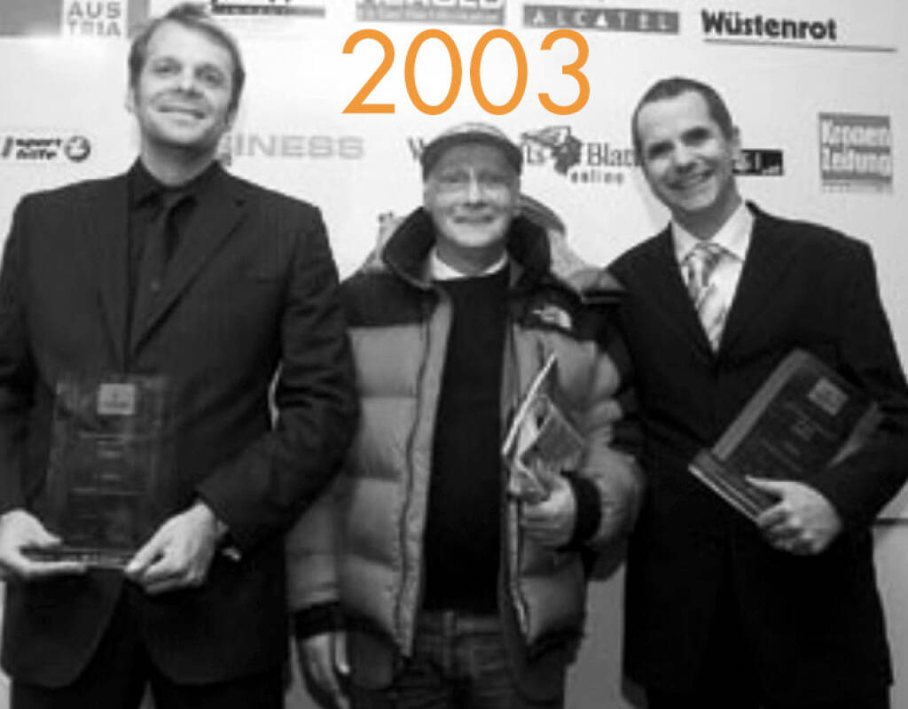 2003: Norbert Teufelberger, Niki Lauda und Wolfgang Konrad (03.12.2014) 