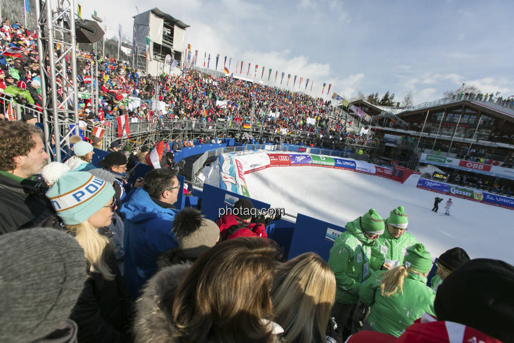 Zielstadion Alpine Ski WM 2013, Schladming, © finanzmarktfoto.at/Martina Draper (09.02.2013) 