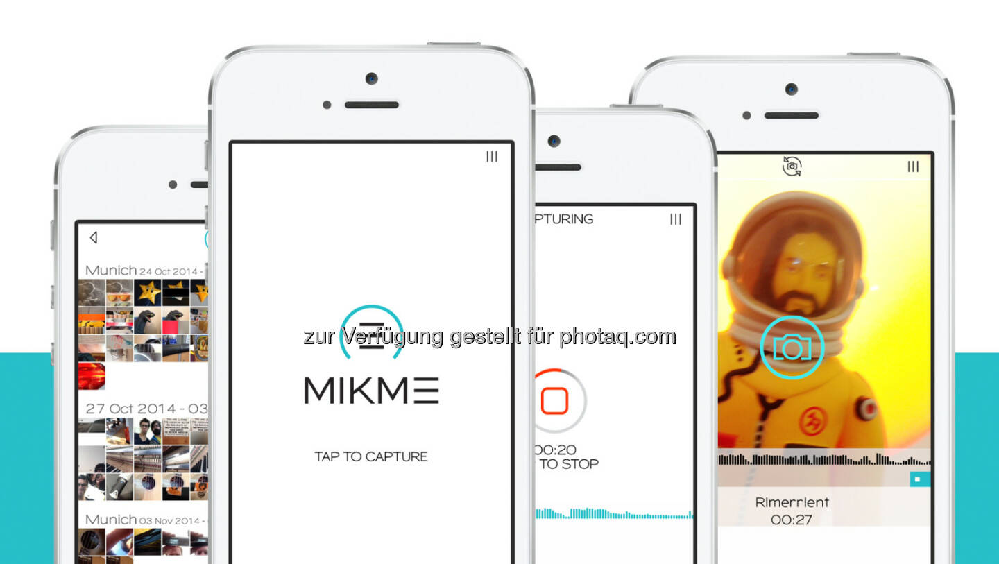 Mikme GmbH: Das in Wien gegründete Unternehmen Mikme hat ein wegweisendes App für Audio Aufnahme für das Apple iPhone(C) vorgestellt. Wer mit seinem iPhone Bilder aufnehmen kann, bringt auf Anhieb alles Wissen mit, um auch einen 8-Track-Song aufzunehmen.