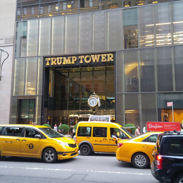 Trump Tower, Taxis, Gelb (Bild: bestevent.at) (13.12.2014) 