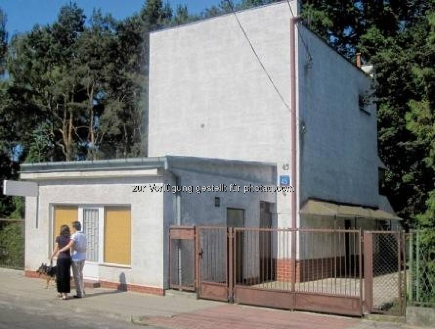 Weißer Kubus, Haus für seine Eltern, Warschau, um 1934, Foto: Tadeusz Barucki, Warschau 