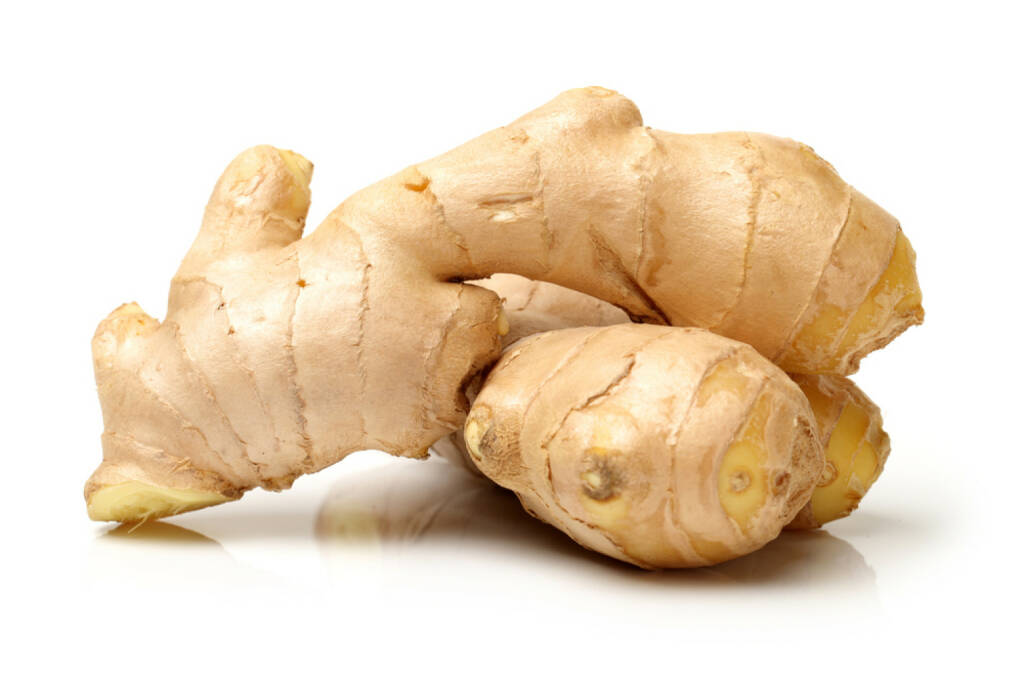 Ingwer, Superfruit, http://www.shutterstock.com/de/pic-174627050/stock-photo-fresh-ginger-on-white-background.html, © www.shutterstock.com (24.12.2014) 