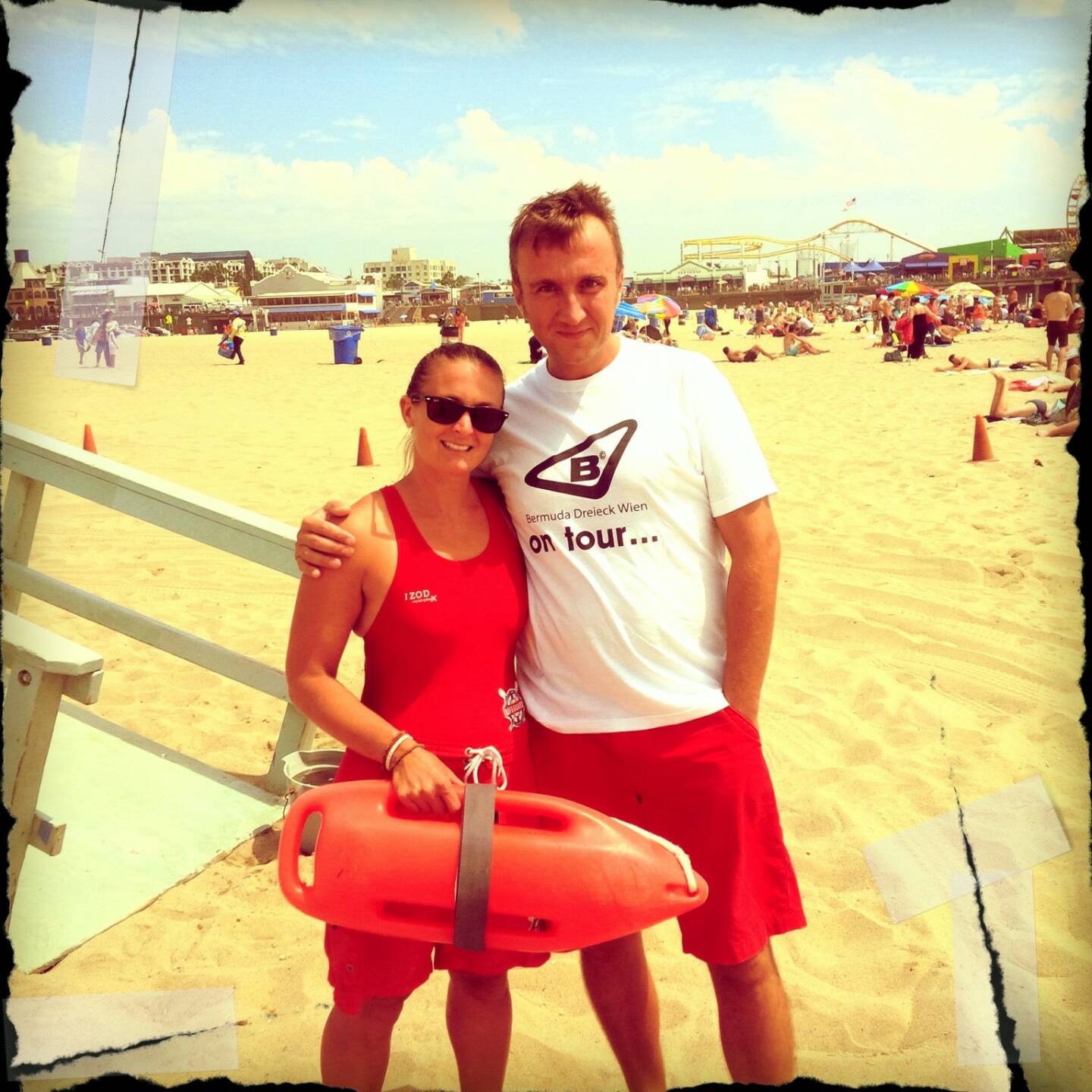 Herbert Gmoser, bestevent: Bermuda Dreieck Wien, Santa ‎Monica Beach, Los Angeles, Californien, Baywatch ….