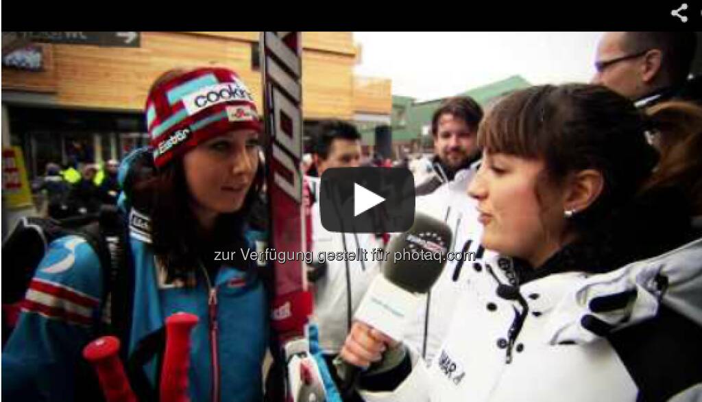 Cornelia Hütter, eines der jungen Nachwuchstalente aus dem österreichischen Skiteam geht bei der Damen-Abfahrt als Vorläuferin an den Start http://voestalpine-wm-blog.at/2013/02/09/vorlauferin-bei-der-damen-abfahrt-conny-hutter/#.URdZAo7aK_Q, © <a href=