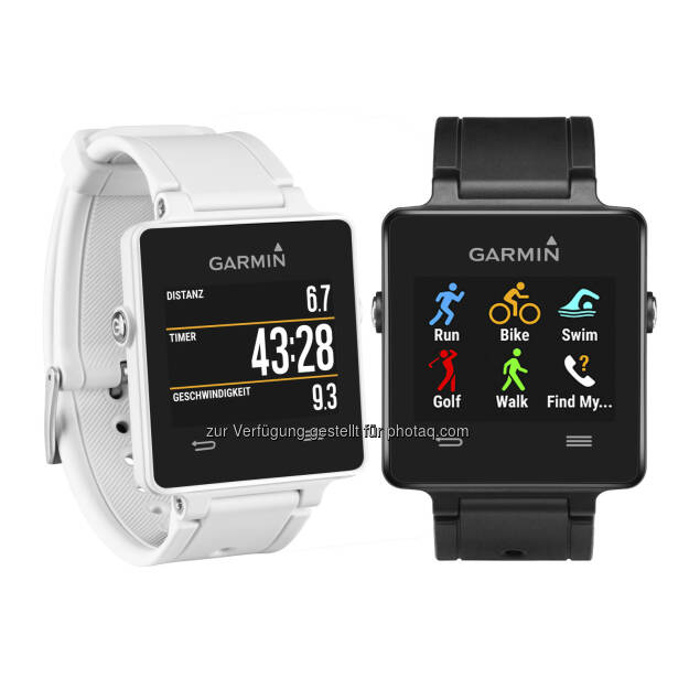 Garmin Austria GmbH: vívoactive(TM) und vívofit(TM) 2 - fit und smart ins neue Jahr: Garmin vivoactive - neue fitnessorientierte Smartwatch von Garmin., © Aussendung (05.01.2015) 