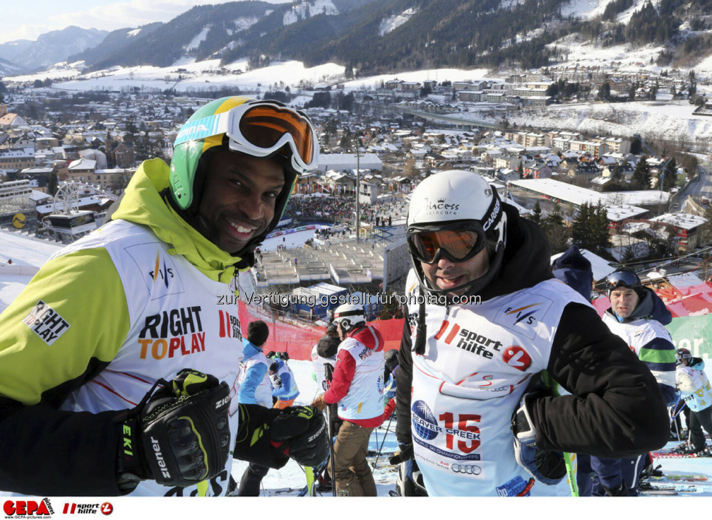 Mike Williamson und Hubertus von Hohenlohe. Foto: GEPA pictures/ Hans Simonlehner