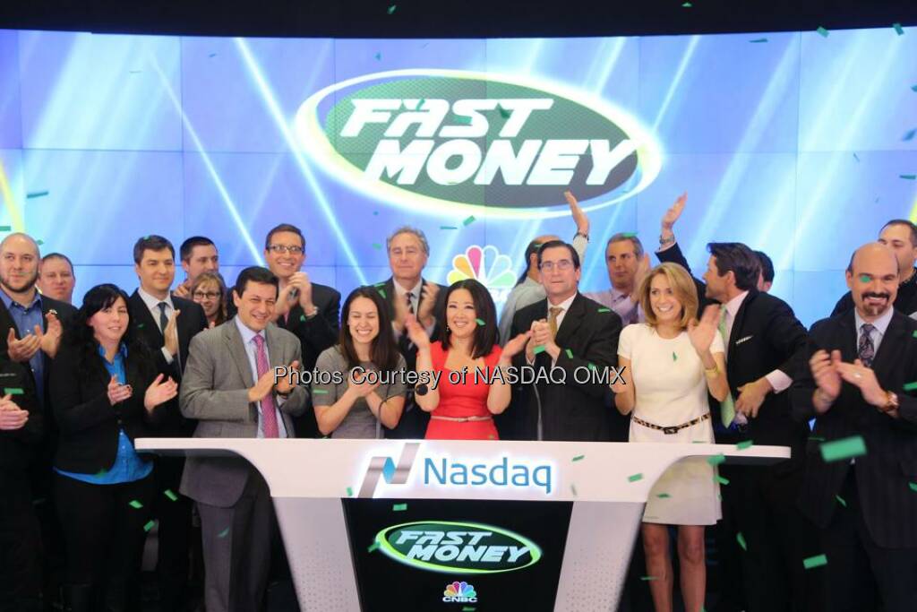 CNBC Fast Money rang the Nasdaq Closing Bell in celebration of their 8th Anniversary! #HappyAnniversary  Source: http://facebook.com/NASDAQ (09.01.2015) 