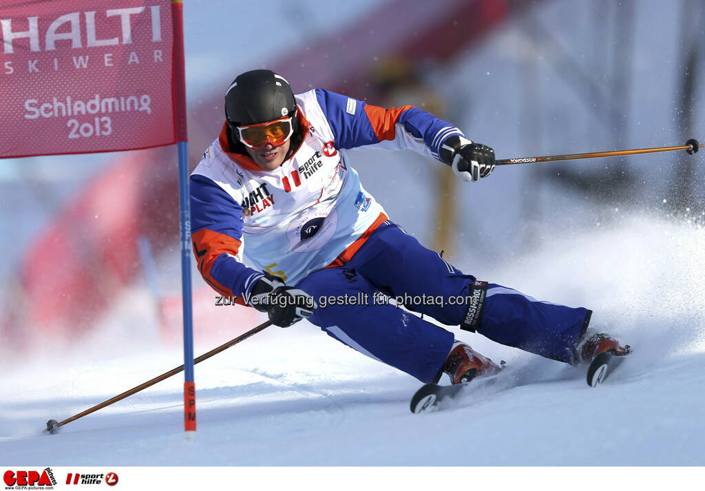 Jure Kosir (Team Ohlala). Foto: GEPA pictures/ Christian Walgram, © GEPA/Sporthilfe (10.02.2013)
