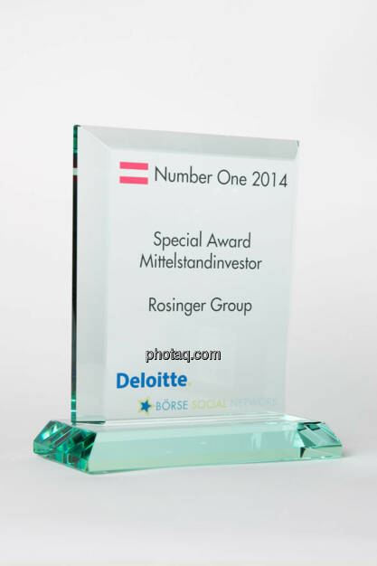 Special Award Mittelstandinvestor: Rosinger Group, © photaq/Martina Draper (13.01.2015) 