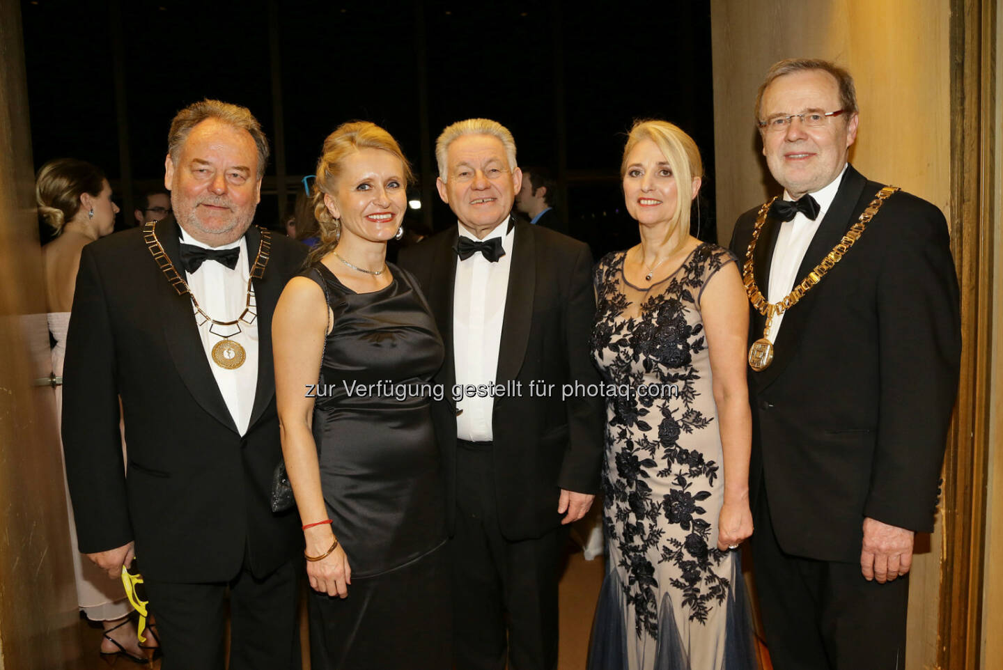 Vizerektor Friedrich Roithmayr, Vizerektorin Barbara Romauer, Landeshauptmann Josef Pühringer, Angelka und Richard Hagelauer