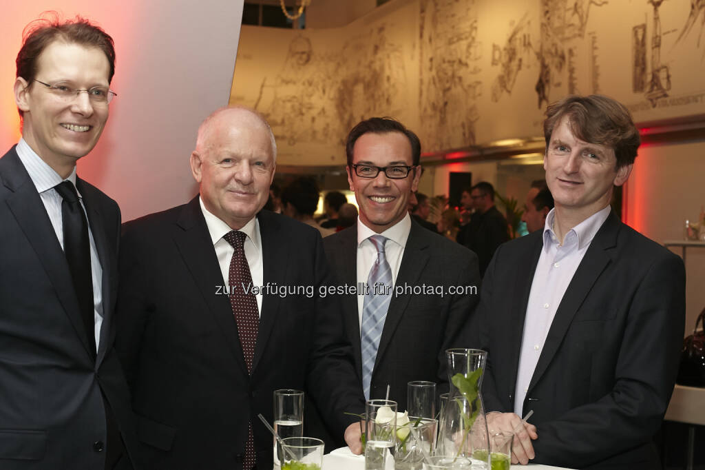 Michael Spitzbart (OMV), Reinhard Pinzer (Siemens), Gerhard Pichler (Business Circle) und Alexander Holst (Accenture), © Accenture (21.01.2015) 