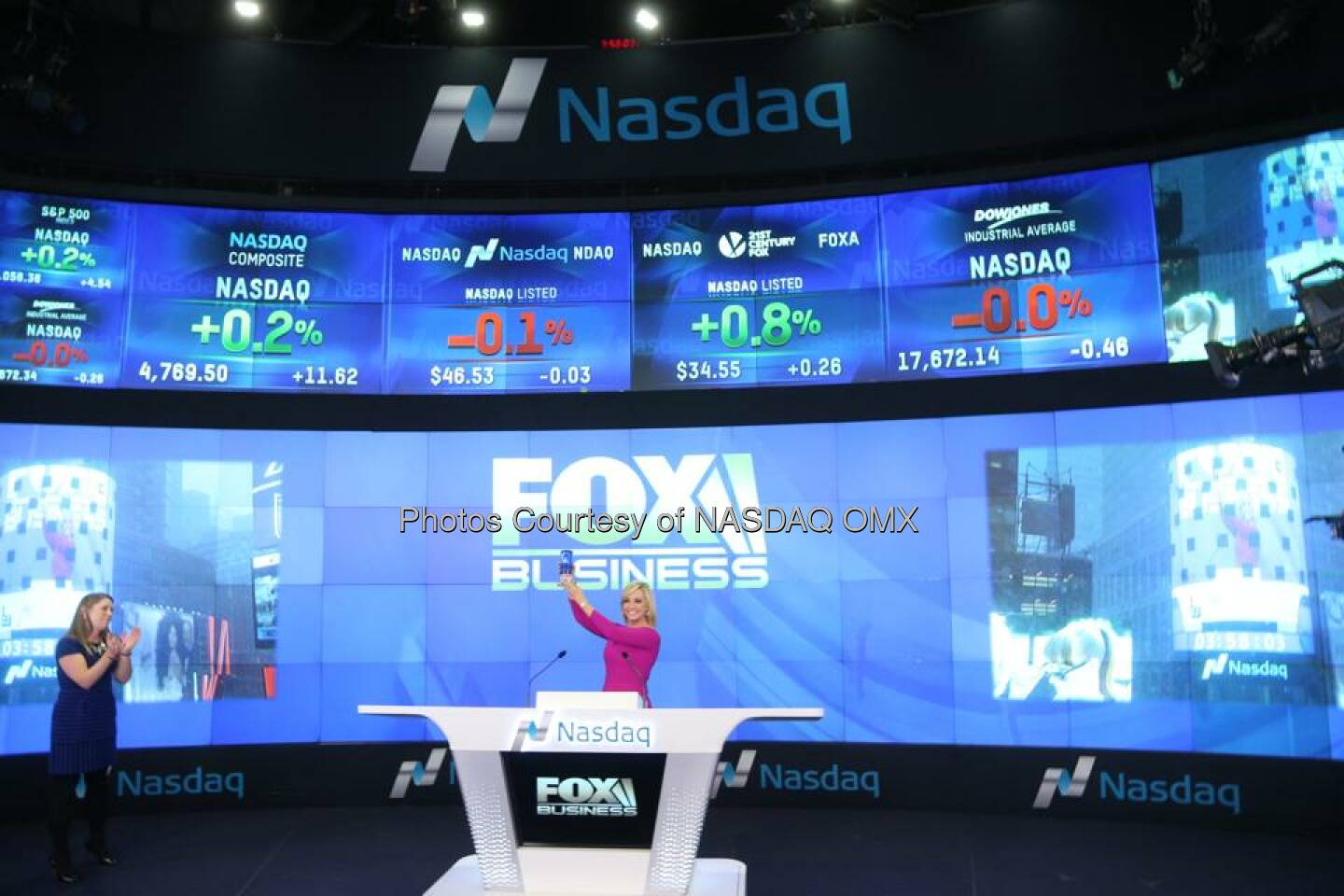 Fox Business' Strange Inheritance with Jamie Colby rings the Nasdaq Closing Bell! $FOXA  Source: http://facebook.com/NASDAQ