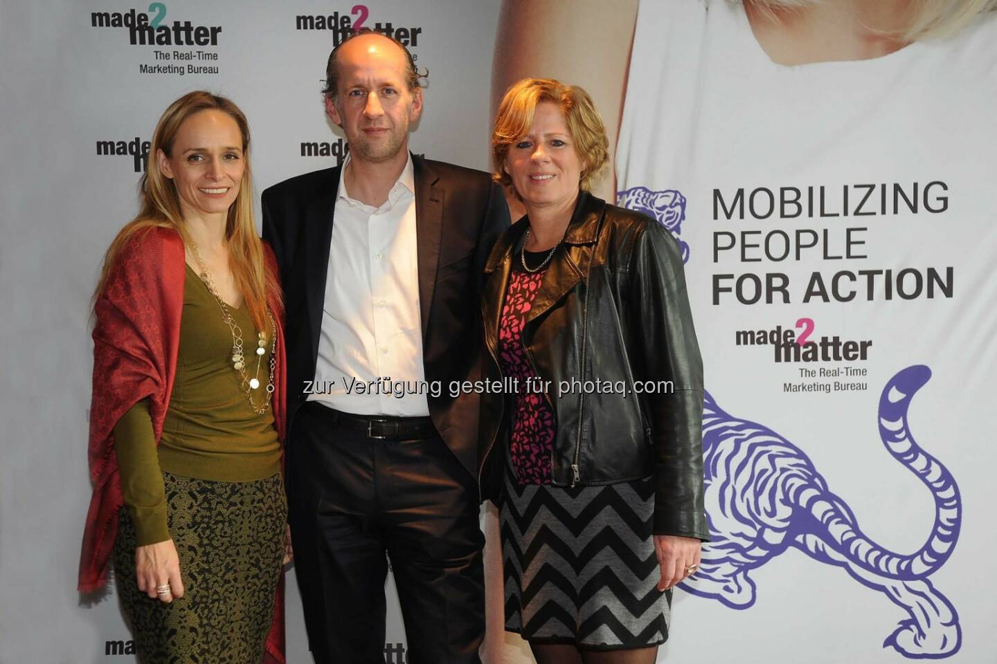 Aglaja Przyborski, Herbert Kling, Grace Pardy -  EmoLogic erschließt Markenrelevanz durch erstmalige Messbarkeit von Emotionen für die Marktforschung (Bild: made2matter/APA-Fotoservice/Hutter)