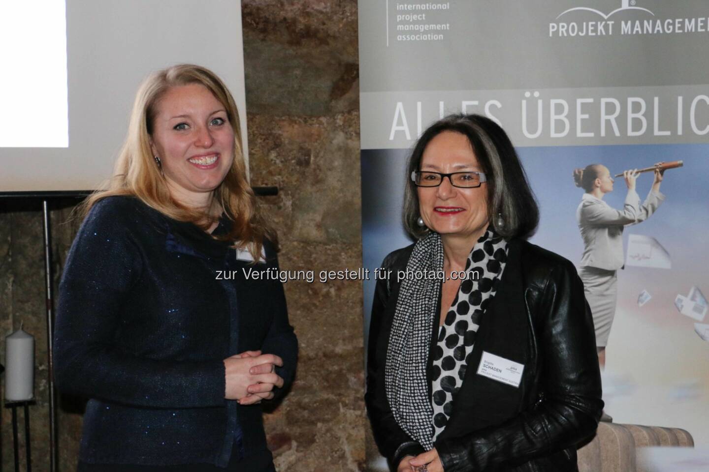 Tatjana Reichhart, Oberärztin an der Klinik für Psychiatrie und Psychotherapie der Technischen Universität München, Brigitte Schaden, Vorstandsvorsitzende pma: Ländervergleich: Österreichs ProjektmanagerInnen laut Studie weniger Burnout-gefährdet als deutsche ProjektmanagerInnen