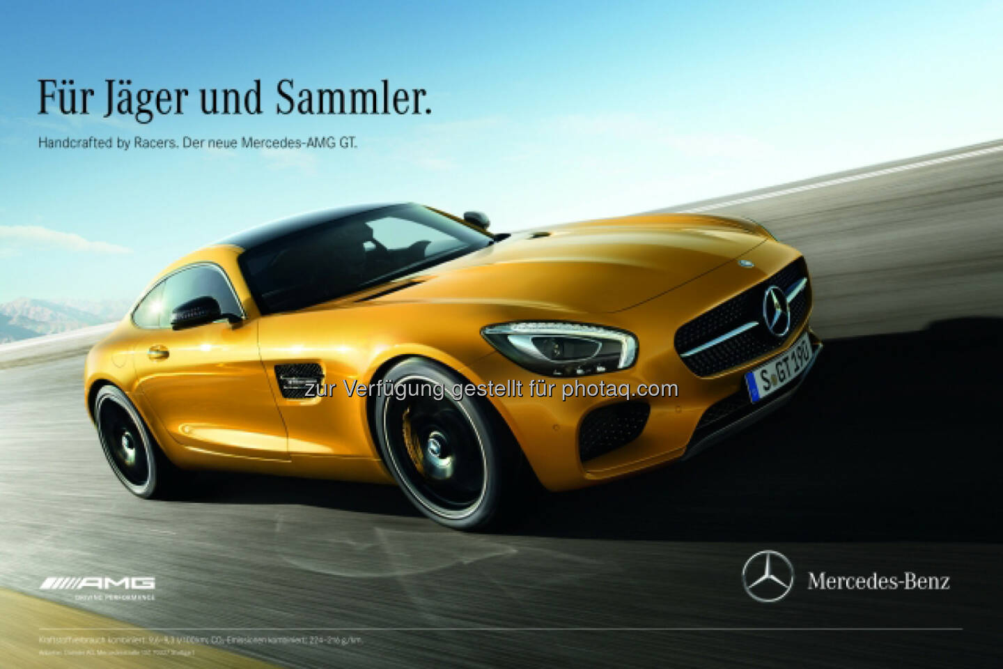 Mercedes-AMG GT „Mercedes-AMG GT - Handcrafted by Racers”: Unter dem Claim „Handcrafted by Racers“ startet die Kampagne des Mercedes-AMG GT ihren Angriff auf die Herzen der Sportwagen-Enthusiasten.