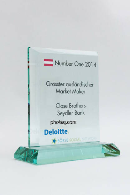 Grösster ausländischer Market Maker: Close Brothers Seydler Bank, © photaq/Martina Draper (03.02.2015) 