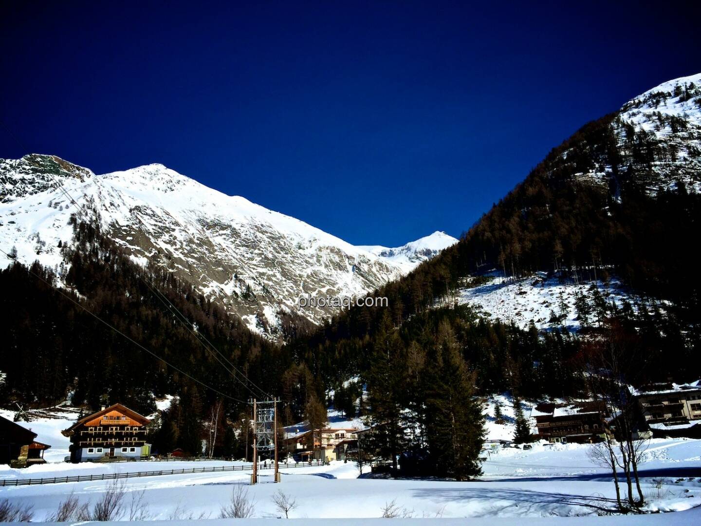 Großglockner-Range im Hintergrund