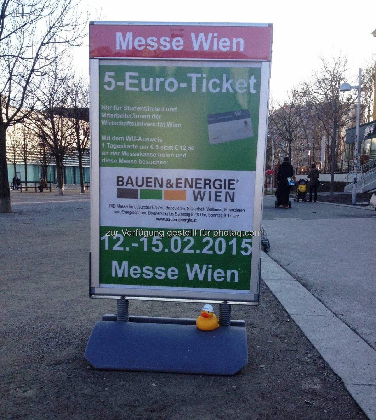 Verbund Ente Doris freut sich auf eine aufregende Bauen & Energie Wien und erwartet Euch am VERBUND-Messestand mit spannenden Neuheiten aus der Welt des smarten Homes.
Zum Beispiel mit dem intelligenten Termostat tado°
www.verbund.at/tado  Source: http://facebook.com/verbund