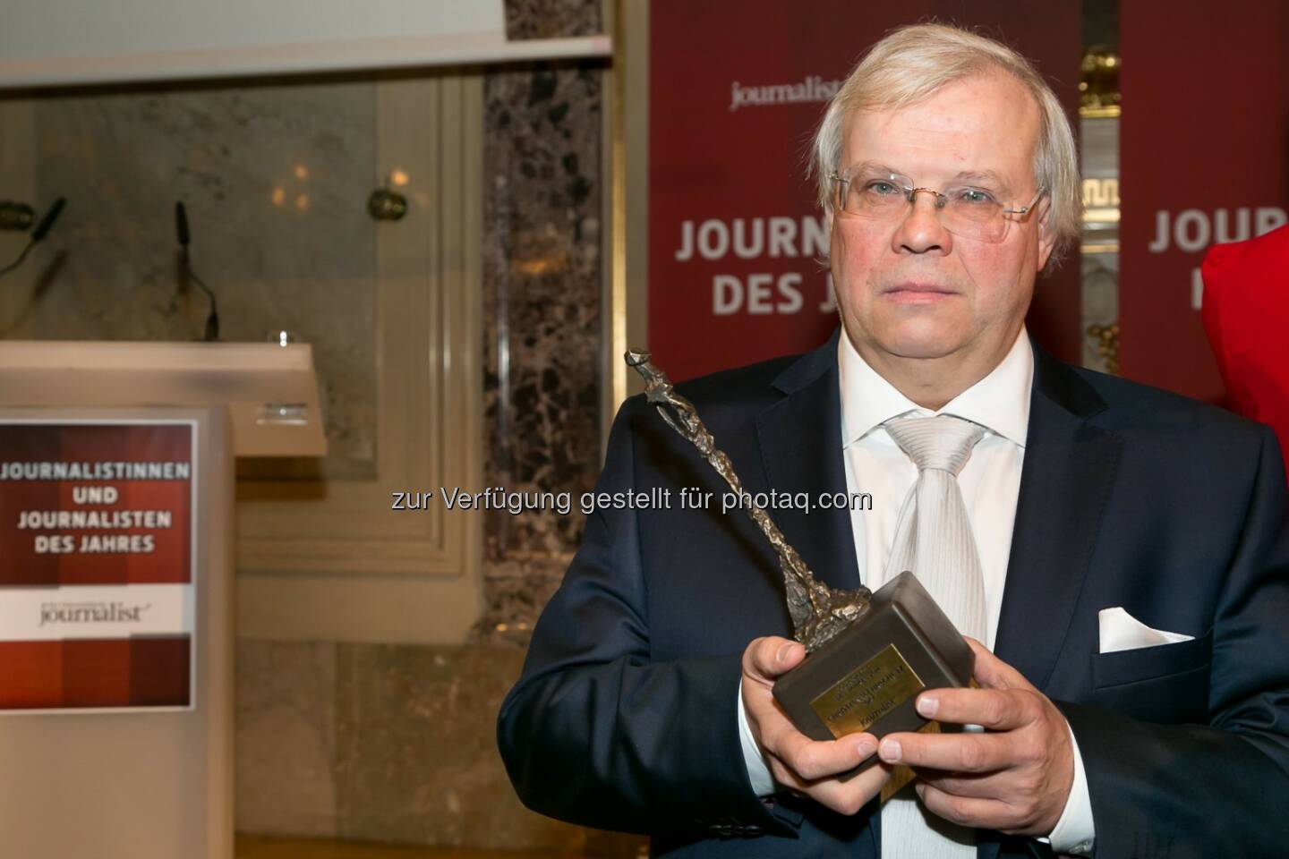 Christian Wehrschütz (Journalist des Jahres 2014): Medienfachverlag Oberauer: Feier der “Journalisten des Jahres”