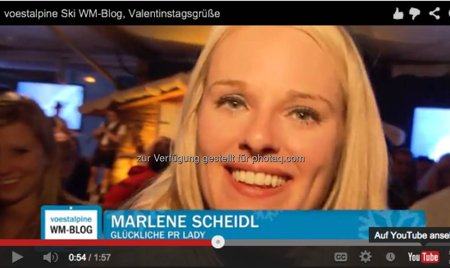 Marlene Scheidl (Ex-Kollegin beim Börse Express) mit Valentinstags-Grüssen http://voestalpine-wm-blog.at/2013/02/14/liebesgefluster-in-schlaming/#.URz8B47aK_Q