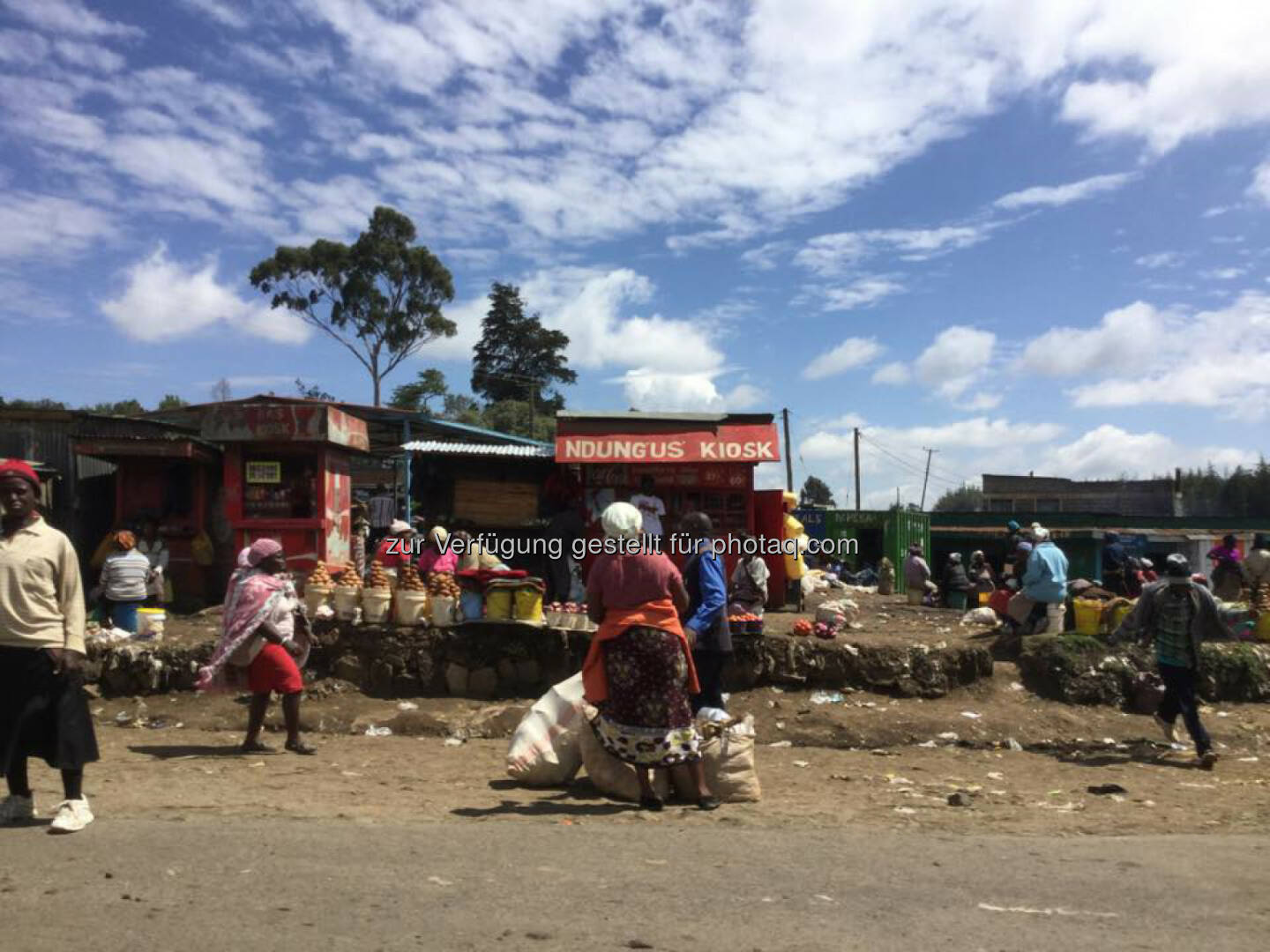 Kenia, Markt, Kiosk