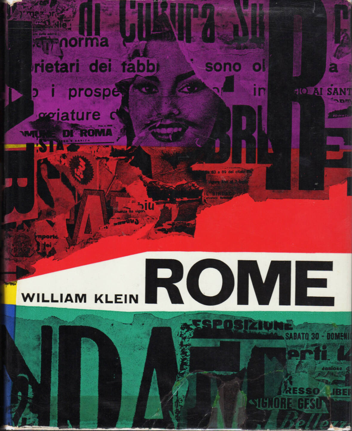 William Klein - Rome, Giangiacomo Feltrinelli Editore 1959, Cover - http://josefchladek.com/book/william_klein_-_rome
