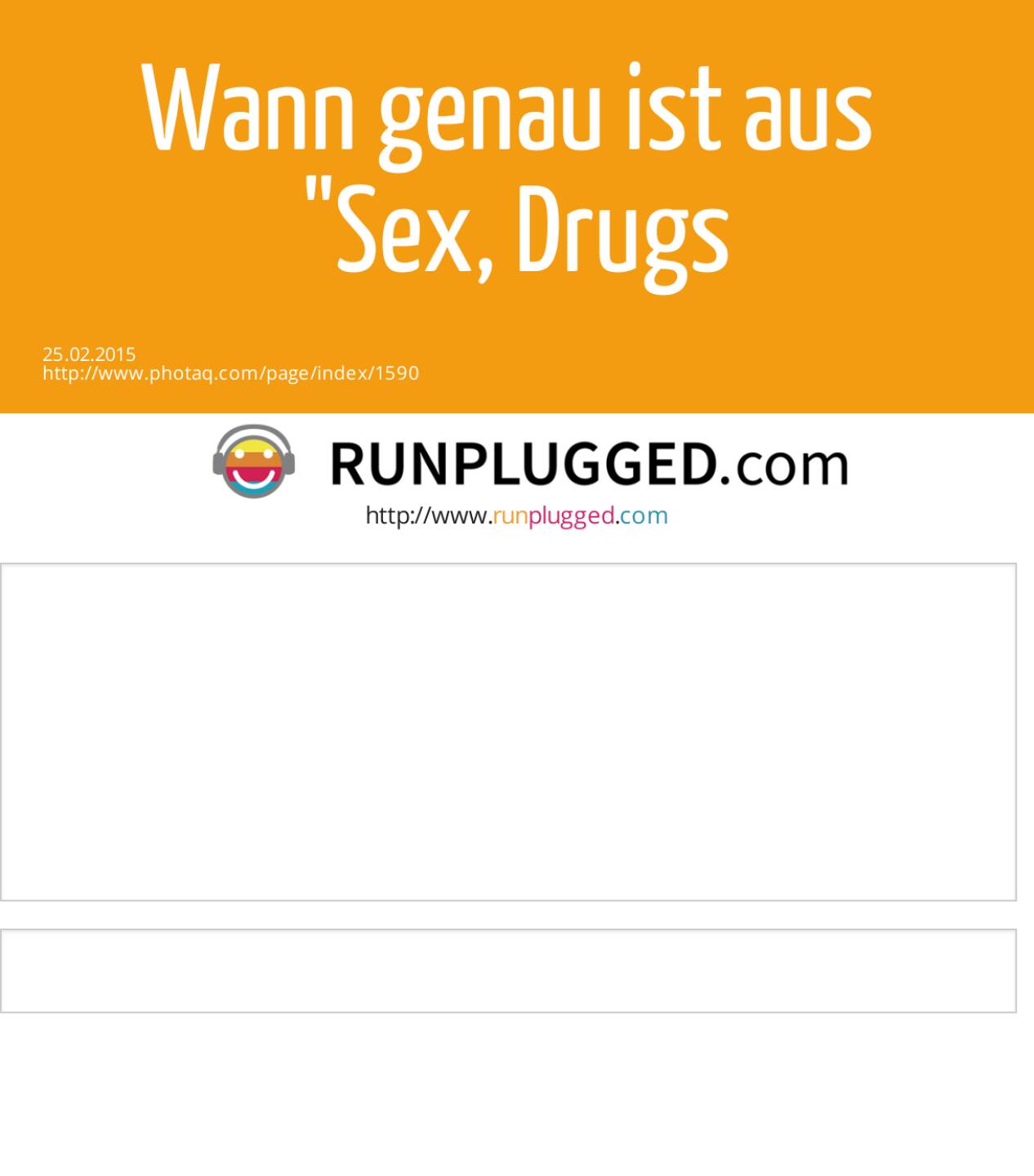 Wann genau ist aus <br>Sex, Drugs &amp; Rock´n Roll eigentlich Laktoseintoleranz, Veganismus &amp; Radwegfetischismus geworden? 