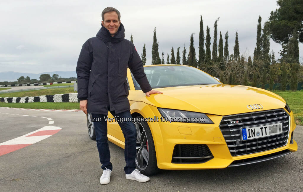 Grip-Moderator Matthias Malmedie mit dem Audi TTS Roadster: RTL II: Grip - Das Motormagazin: Der neue Audi TTS Roadster, © Aussendung (26.02.2015) 