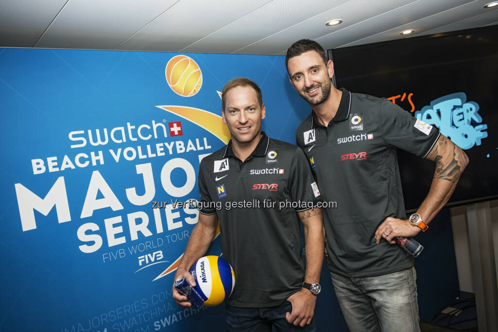 Alex Horst and Clemens Doppler: Swatch Beach Volleyball Major Series: Beach Volleyball setzt für globale Expansion auf neue Partner, © Aussendung (26.02.2015) 