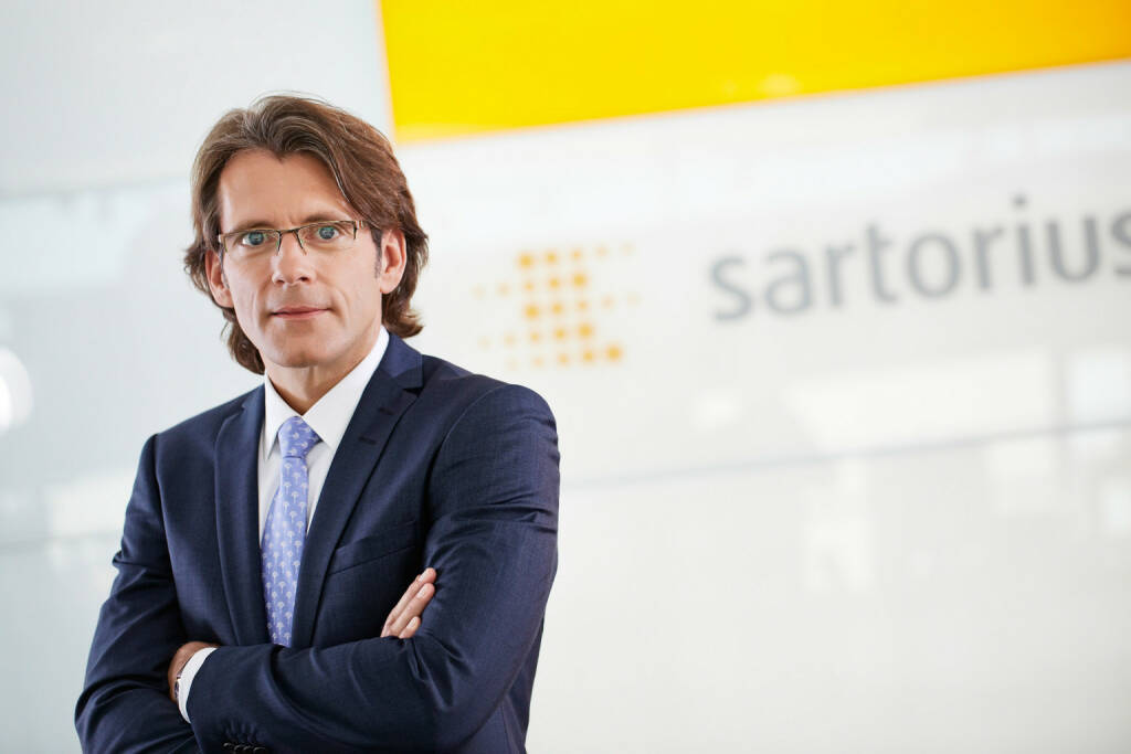 Joachim Kreuzburg, Vorstandsvorsitzender Sartorius AG
, © Sartorius (Homepage) (28.02.2015) 